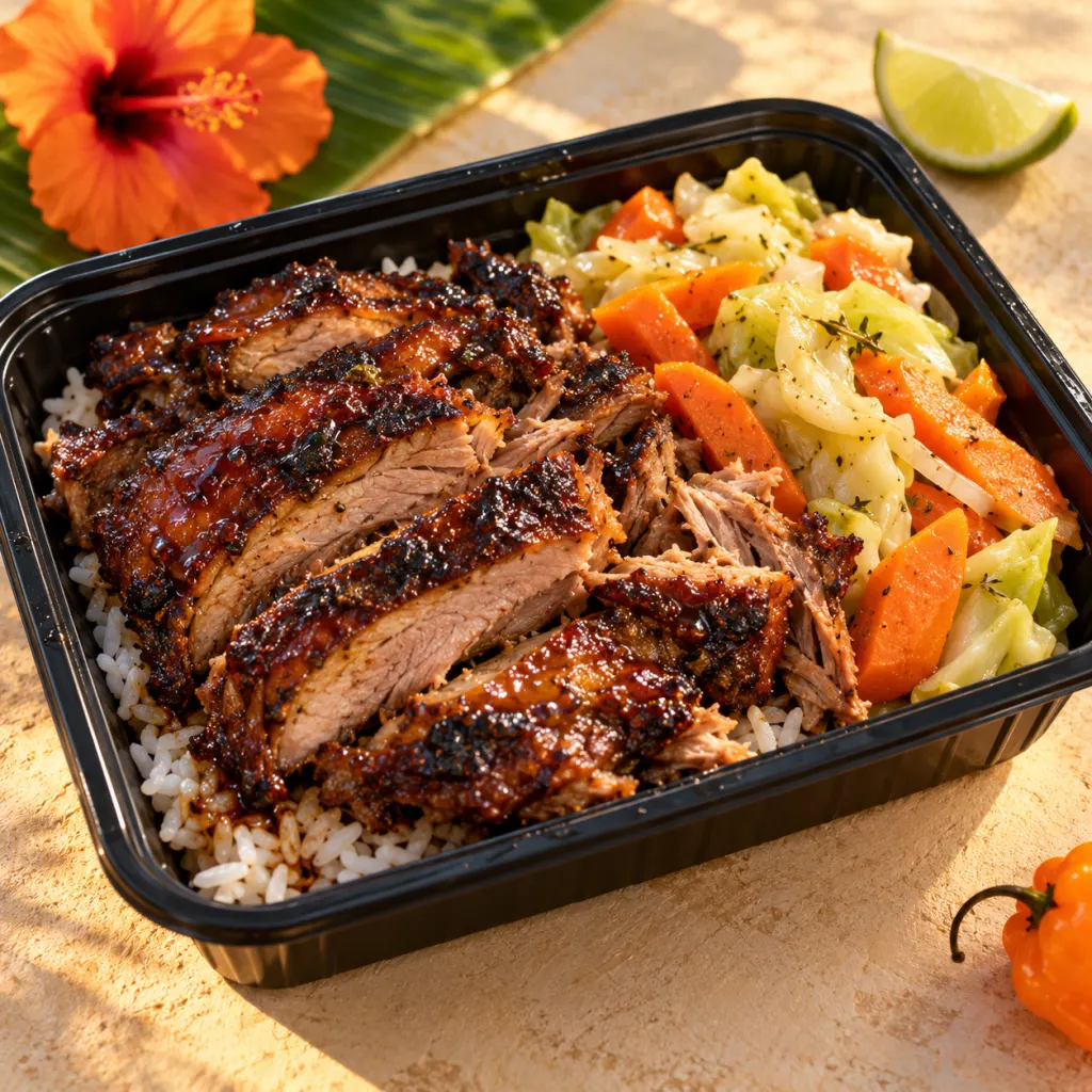 Honey Jerk Pork 'Belly Blessing' Box